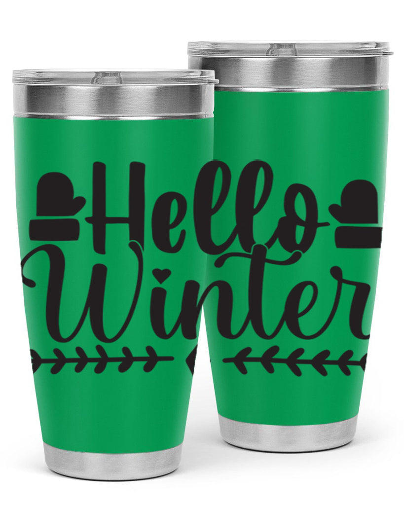 Hello winter 184#- winter- Tumbler