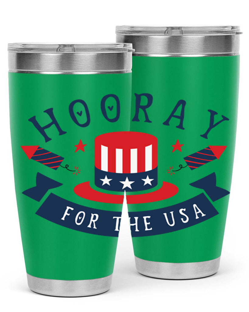 Hooray for the usa Style 42#- Fourt Of July- Tumbler