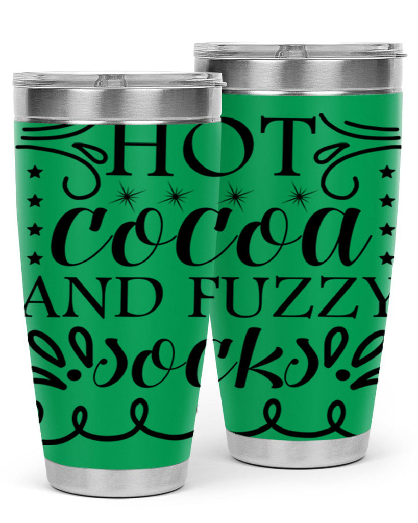 Hot Cocoa and Fuzzy Socks 217#- winter- Tumbler