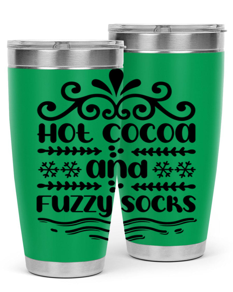 Hot Cocoa and Fuzzy Socks 219#- winter- Tumbler