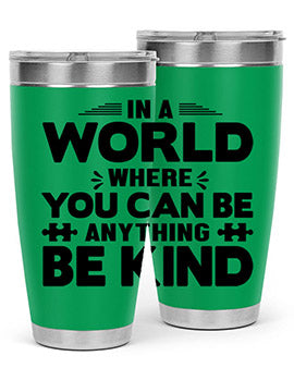 In a world Style 48#- autism- Tumbler