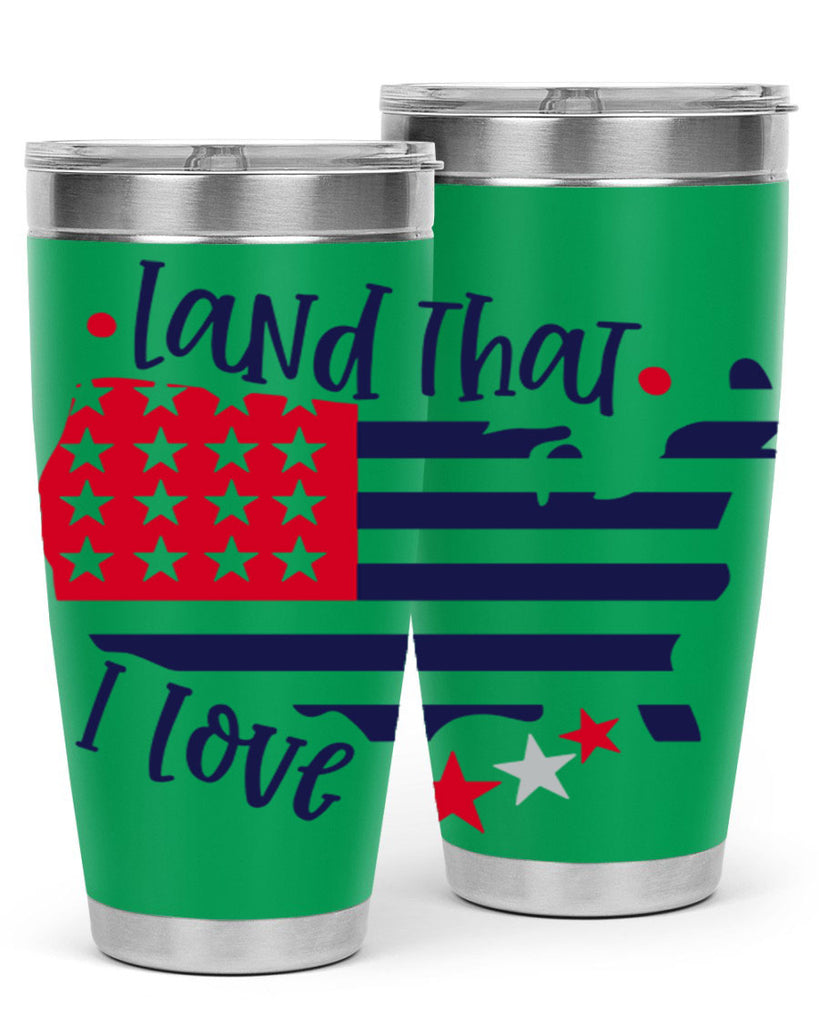 Land That I Love Style 158#- Fourt Of July- Tumbler