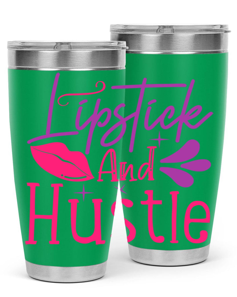 Lipstick And Hustle Style 229#- make up- Tumbler