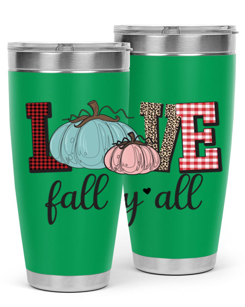 Love Fall Yall 409#- fall- Tumbler