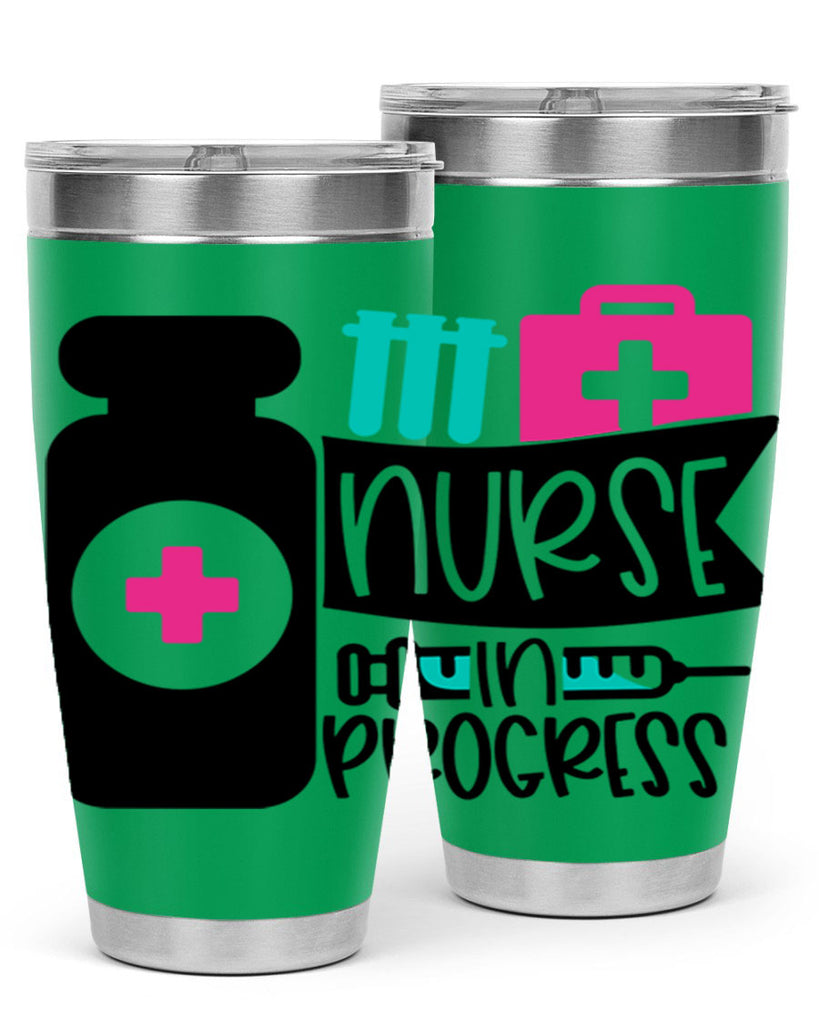 Nurse In Progress Style Style 111#- nurse- tumbler