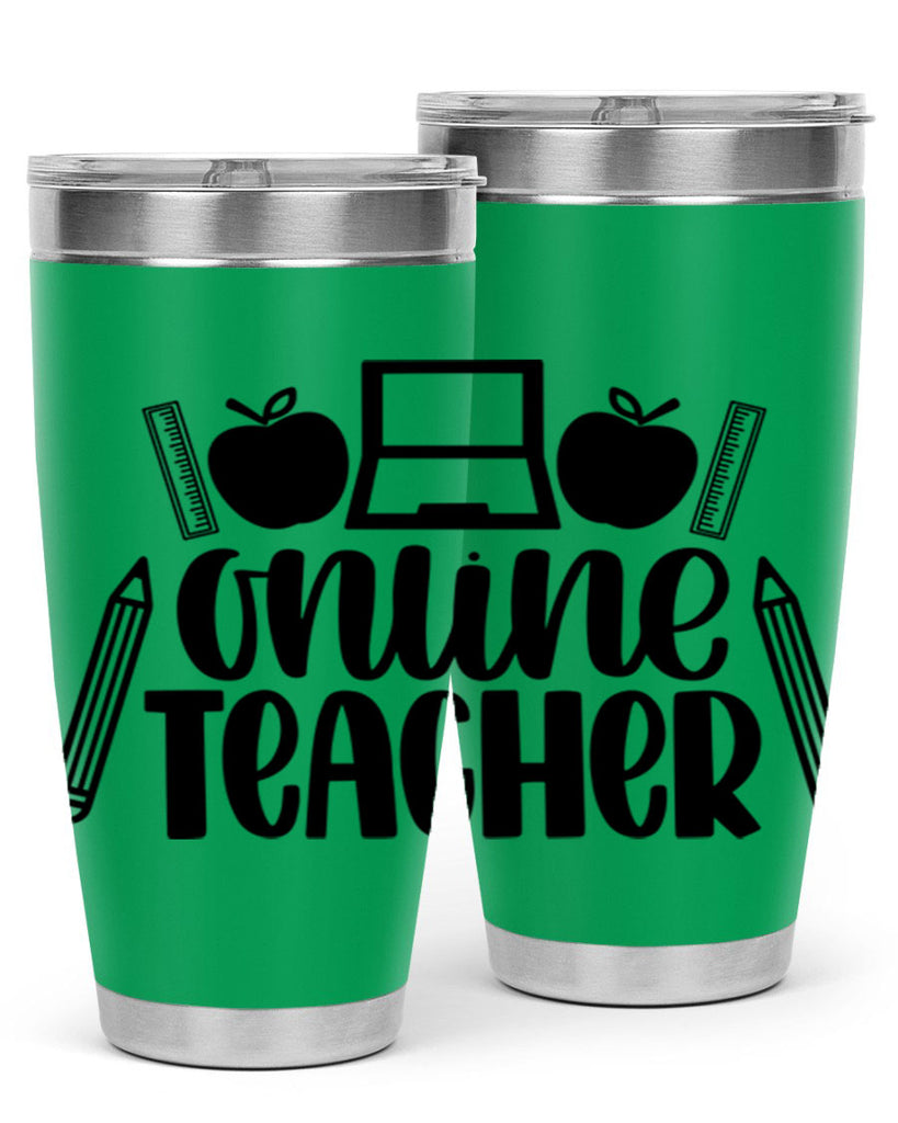 Online Teacher Style 61#- teacher- tumbler