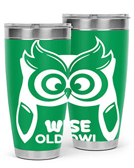 Owl Lover Wise Old Owl A TurtleRabbit 13#- owl- Tumblers