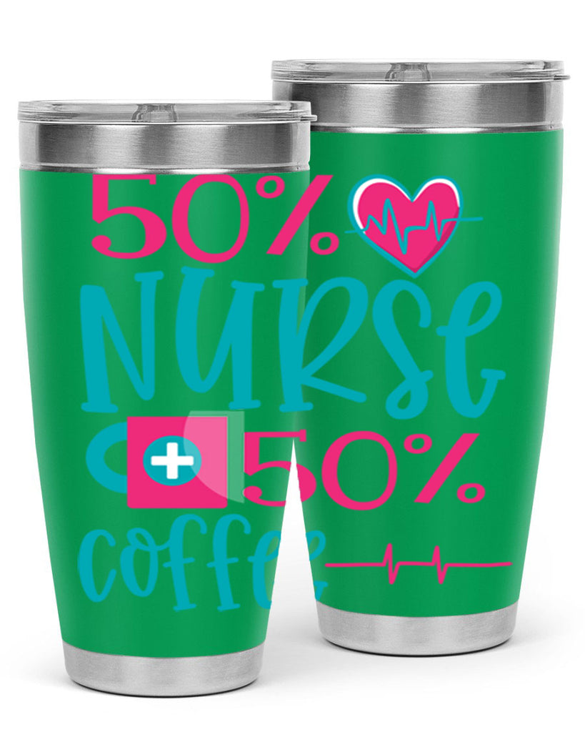 Percent Nurse Percent Coffee Style 395#- nurse- tumbler