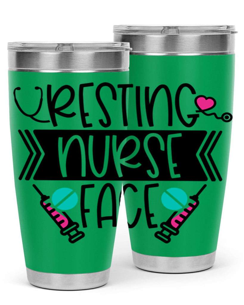 Resting Nurse Face Style Style 58#- nurse- tumbler