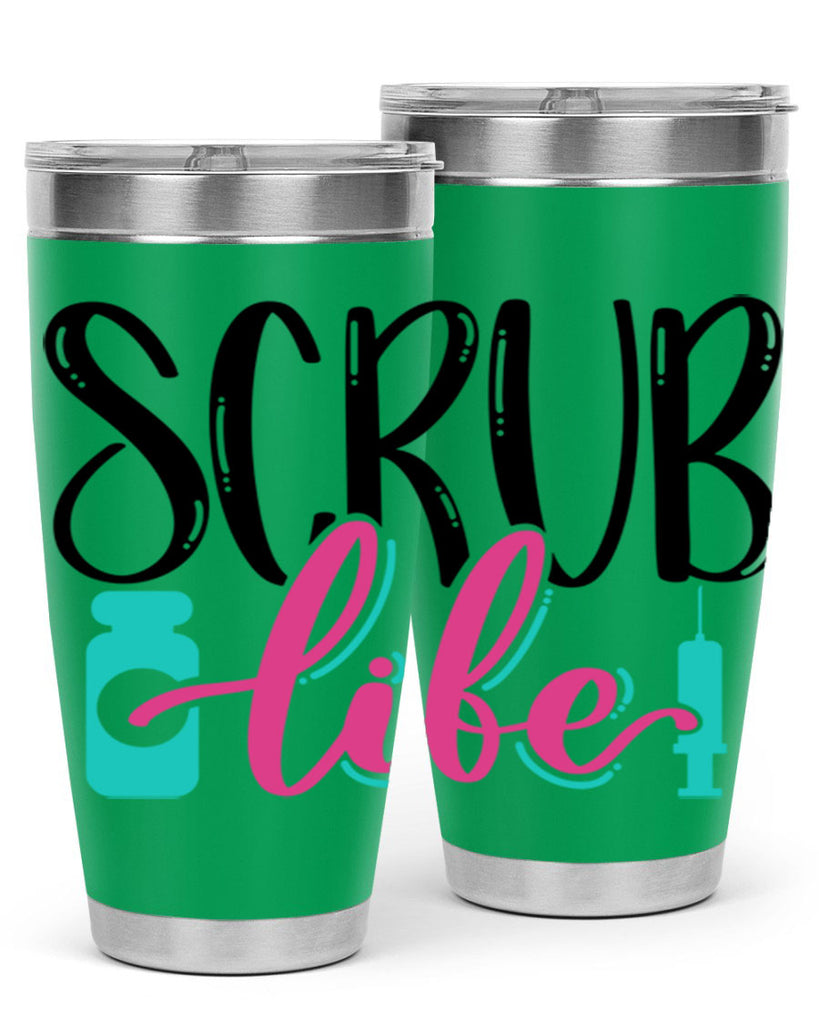 Scrub Life Style Style 46#- nurse- tumbler