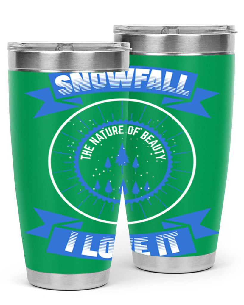 Snowfall Winter 373#- winter- Tumbler