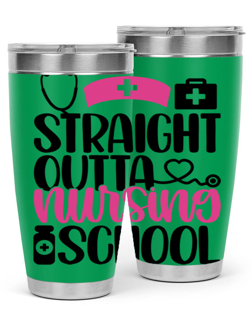 Straight Outta Nursing Style Style 26#- nurse- tumbler