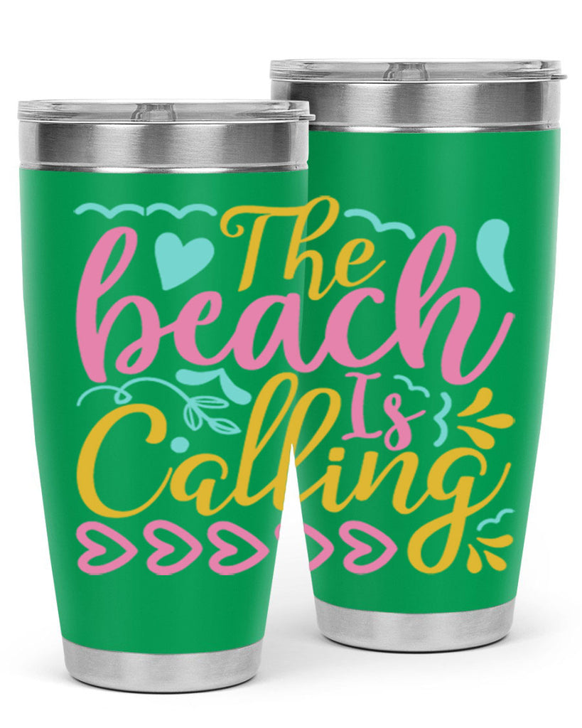 The beach is calling Style 1#- summer- Tumbler