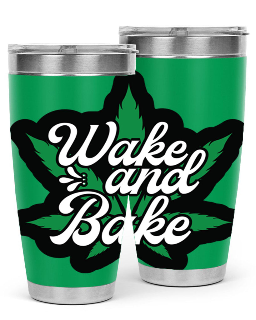 Wake and bake 273#- marijuana- Tumbler