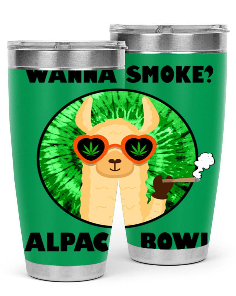 Wanna Smoke Alpaca Bowl 276#- marijuana- Tumbler