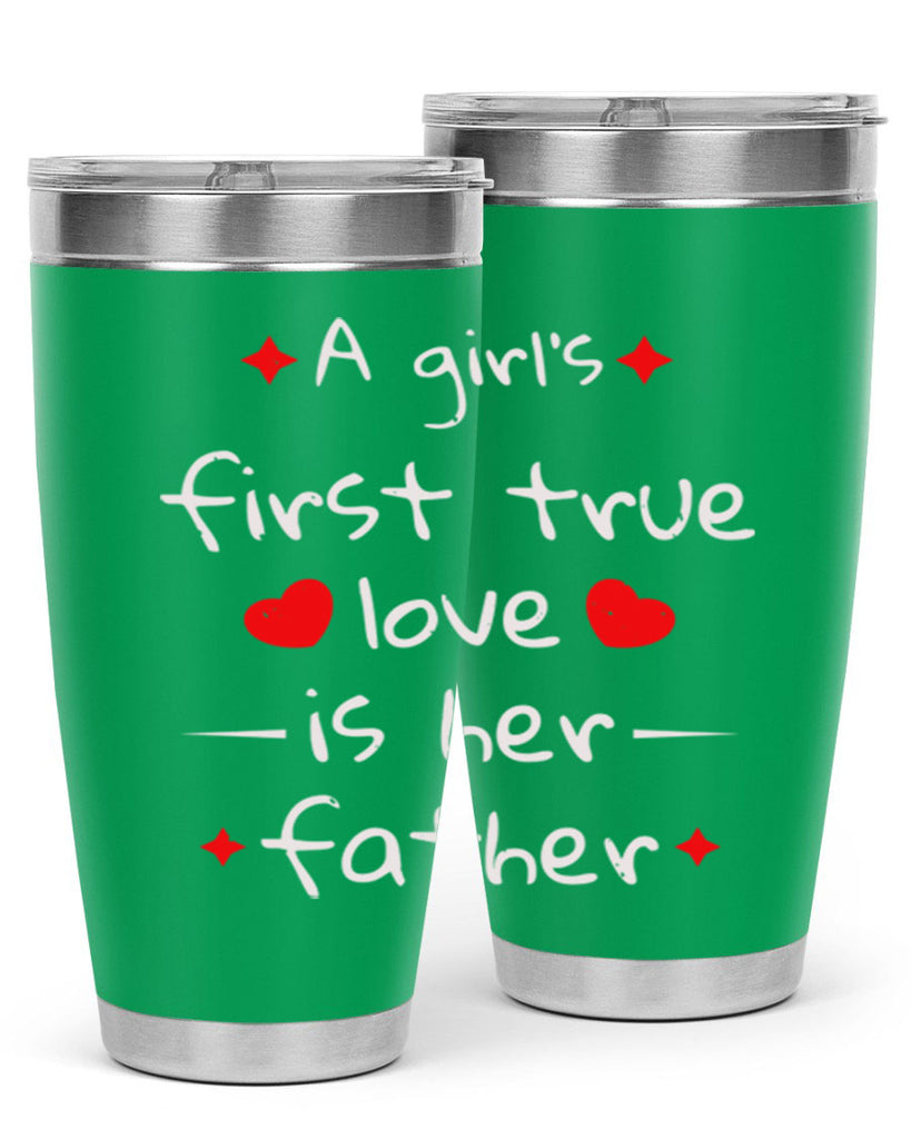 a girl’s first true 116#- fathers day- Tumbler