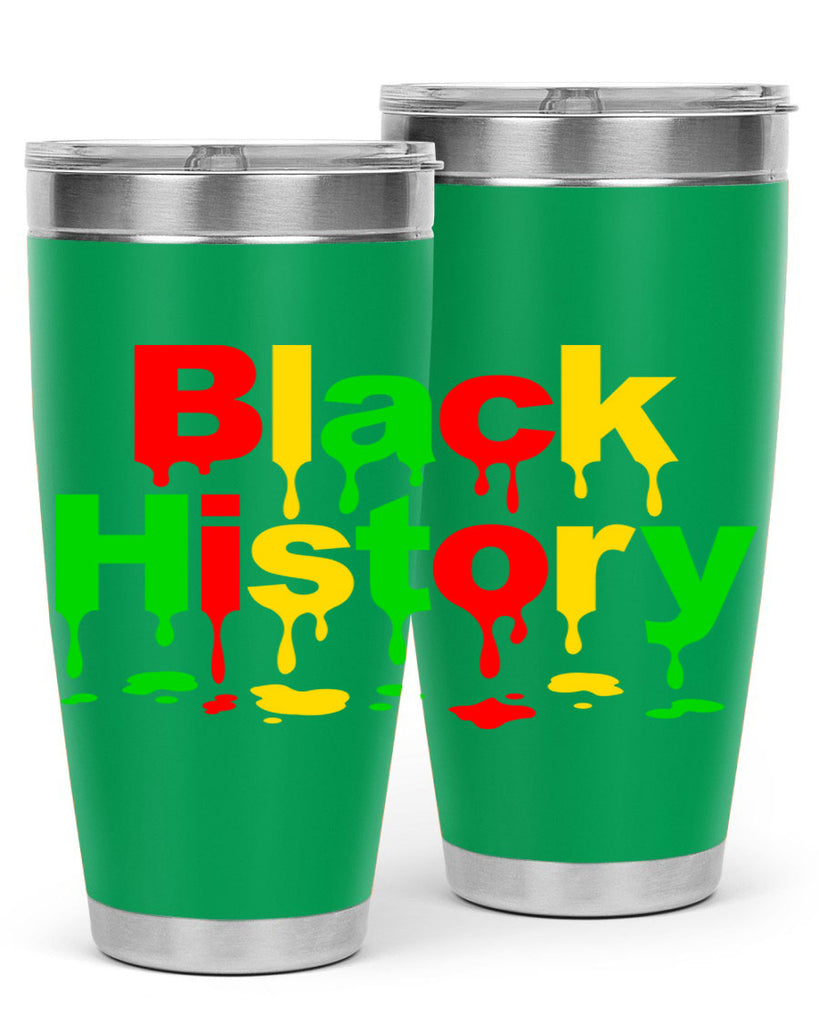 black history drip 241#- black words phrases- Cotton Tank