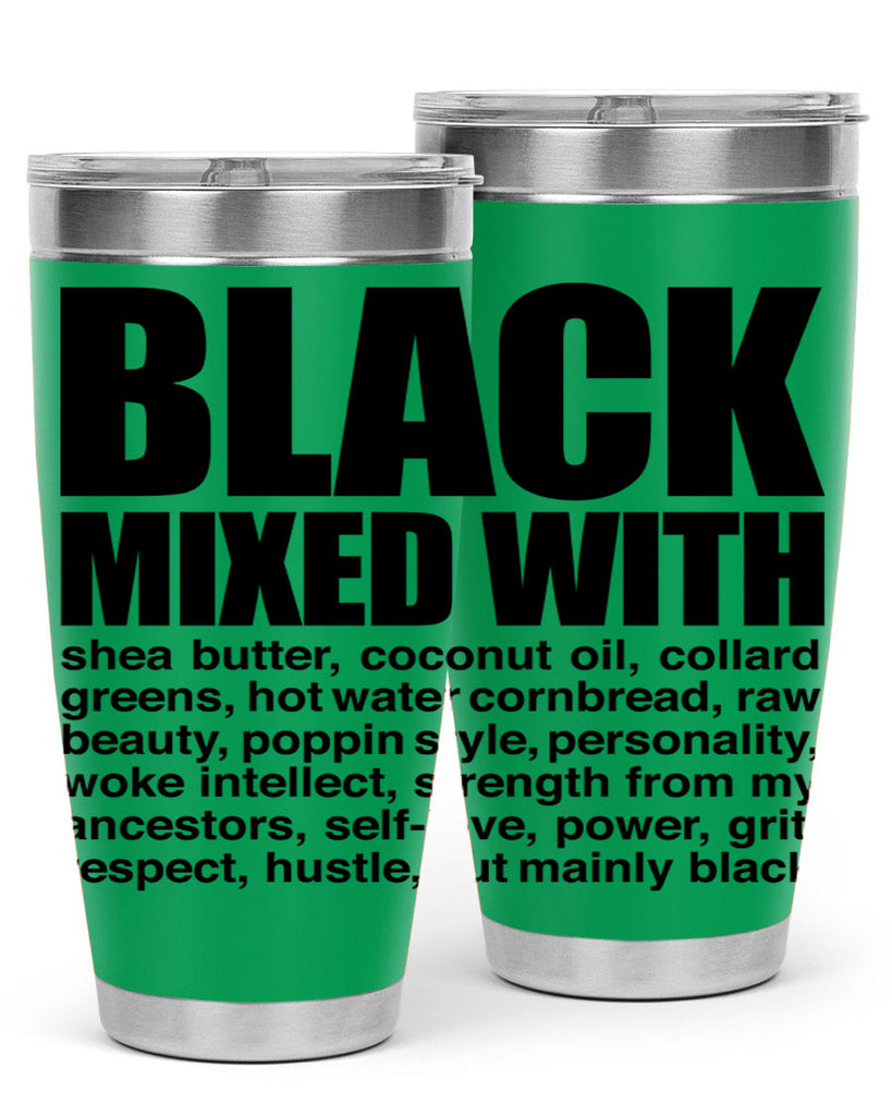 black mixed with 227#- black words phrases- Cotton Tank