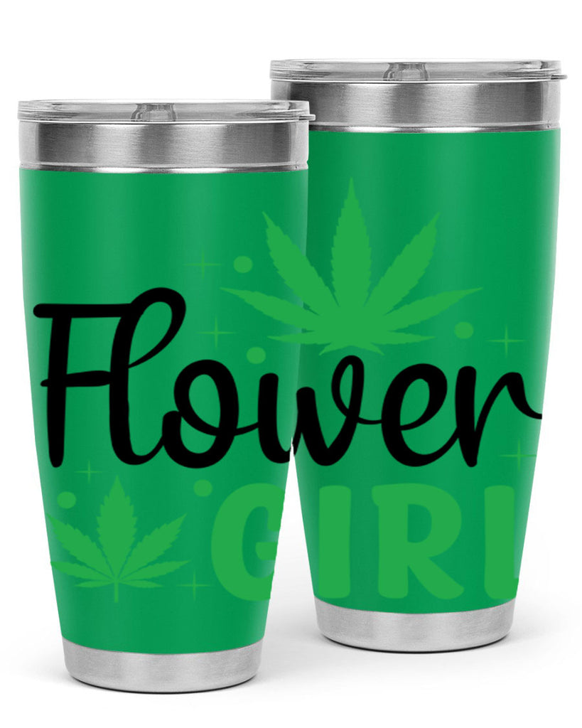 flower girl 83#- marijuana- Tumbler