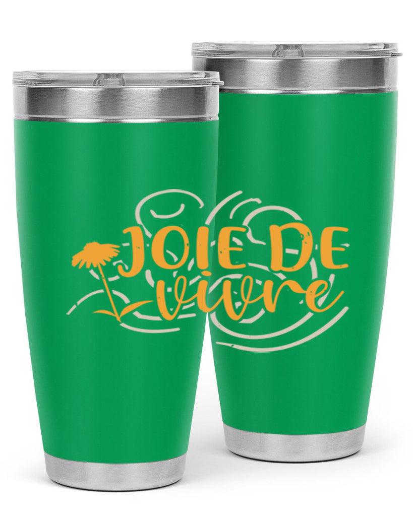 joie de vivre 57#- mardi gras- Tumbler