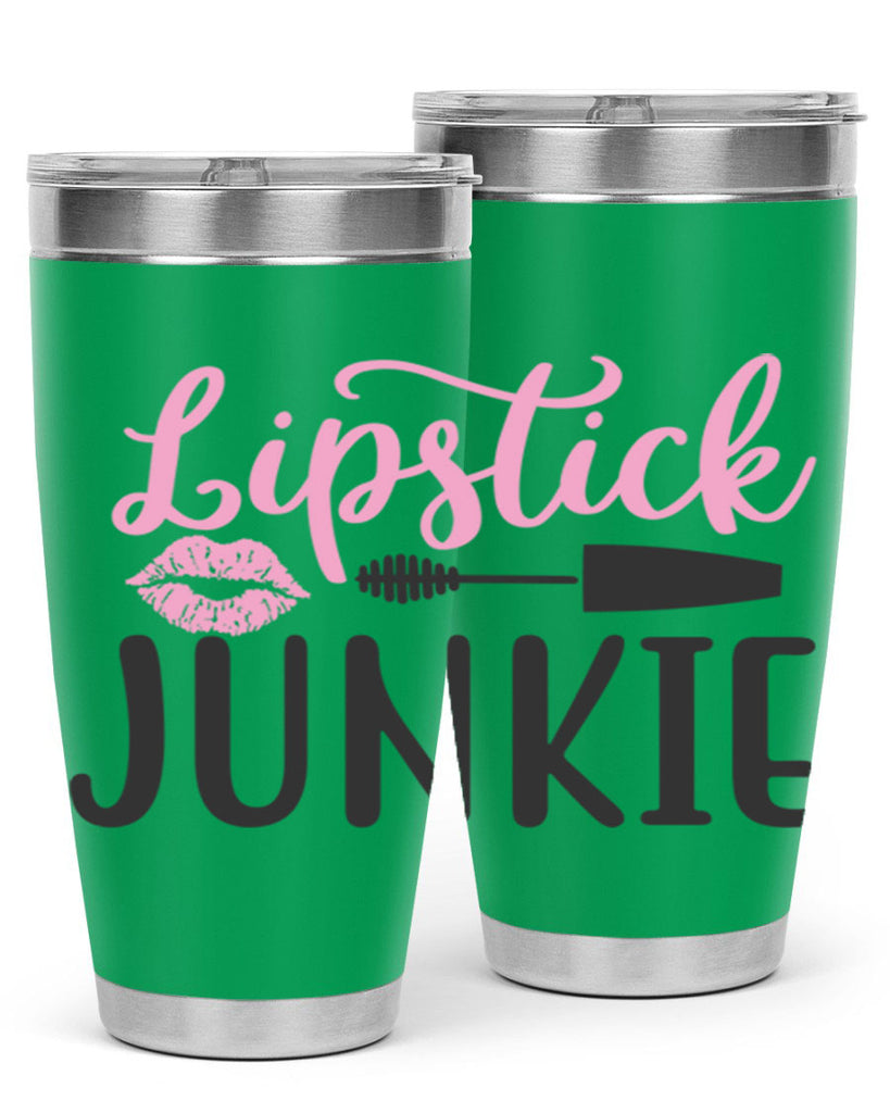 lipstick junkie Style 154#- make up- Tumbler