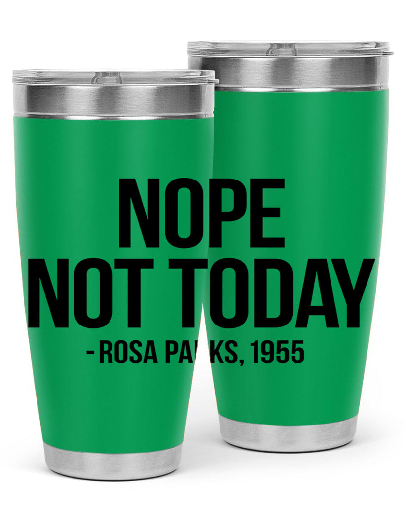 nope not today rosa parks 60#- black words phrases- Cotton Tank