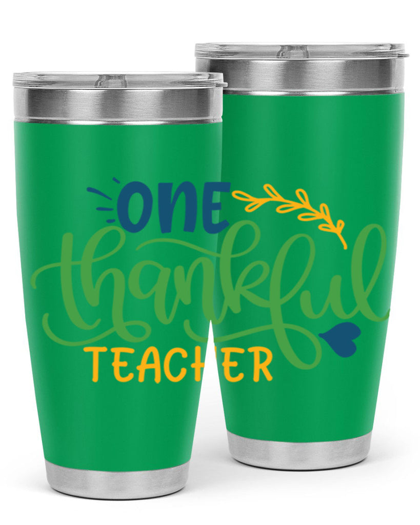 one thankful teacher Style 156#- teacher- tumbler