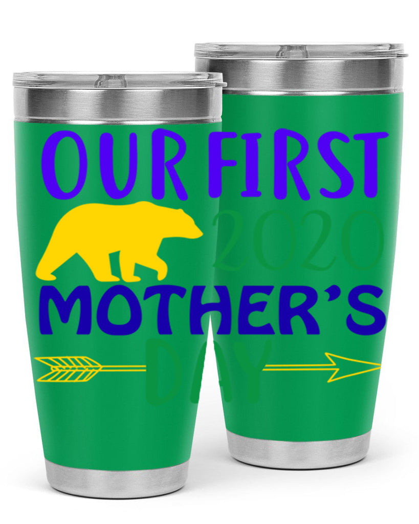our first mothers day 4#- mardi gras- Tumbler