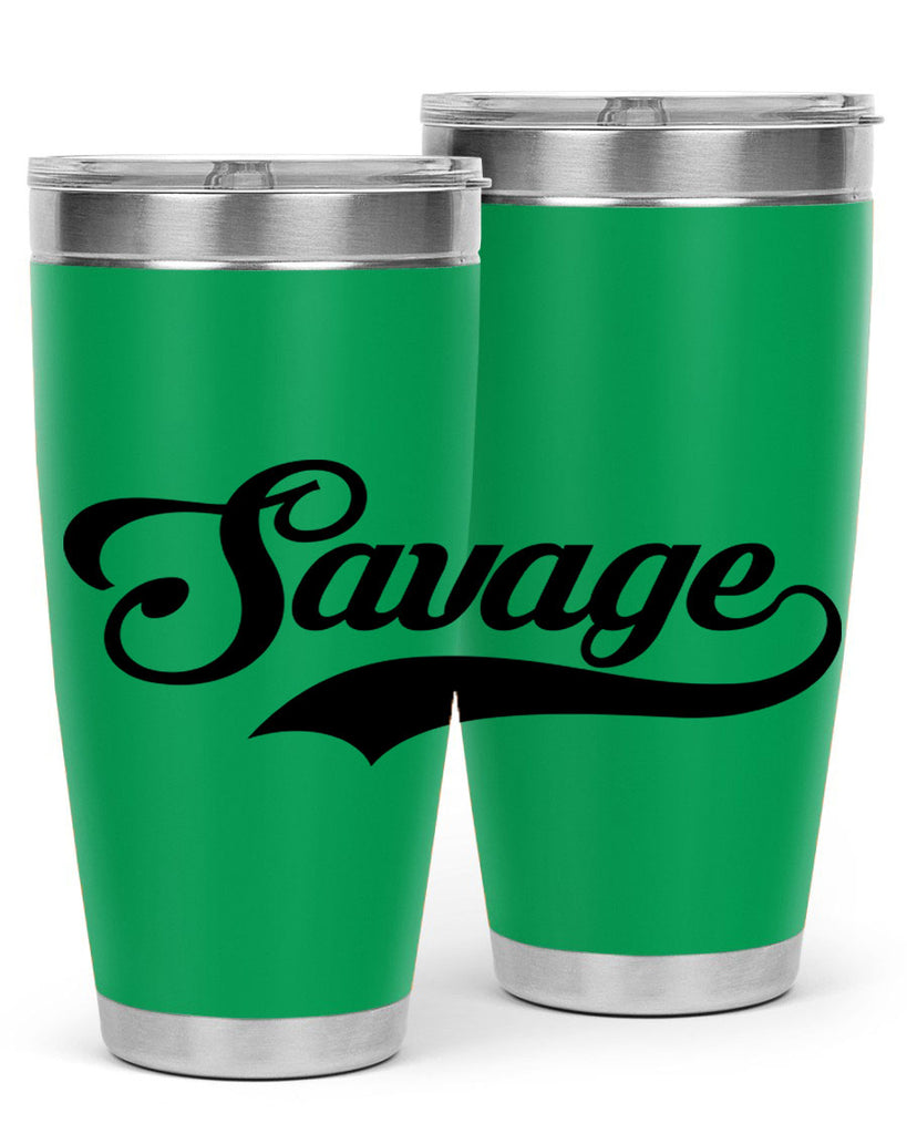 savage script 40#- black words phrases- Cotton Tank