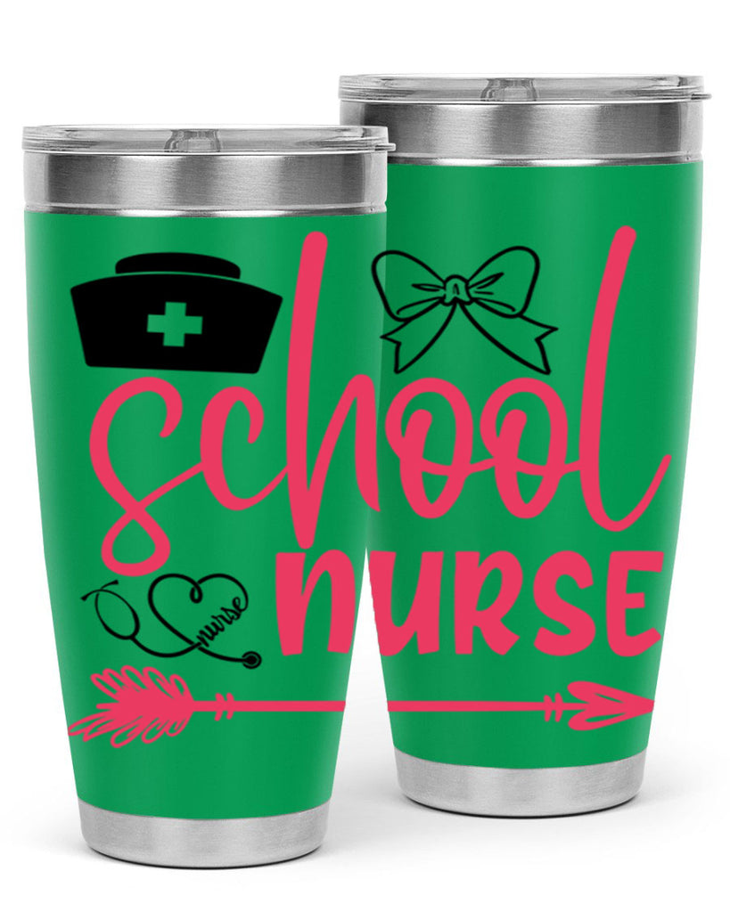 school nurse Style 354#- nurse- tumbler
