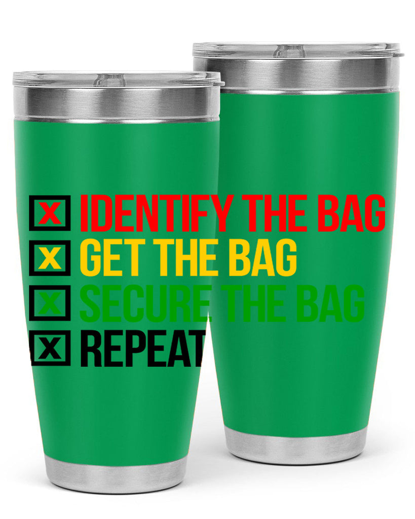 secure the bag 38#- black words phrases- Cotton Tank