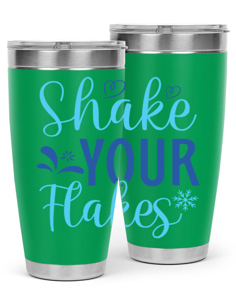 shake your flakes 359#- winter- Tumbler