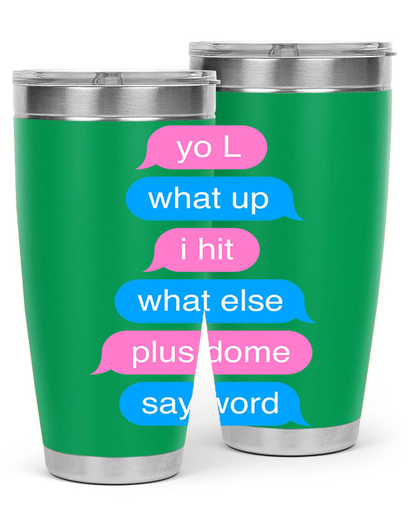 text conversation camron 23#- black words phrases- Cotton Tank