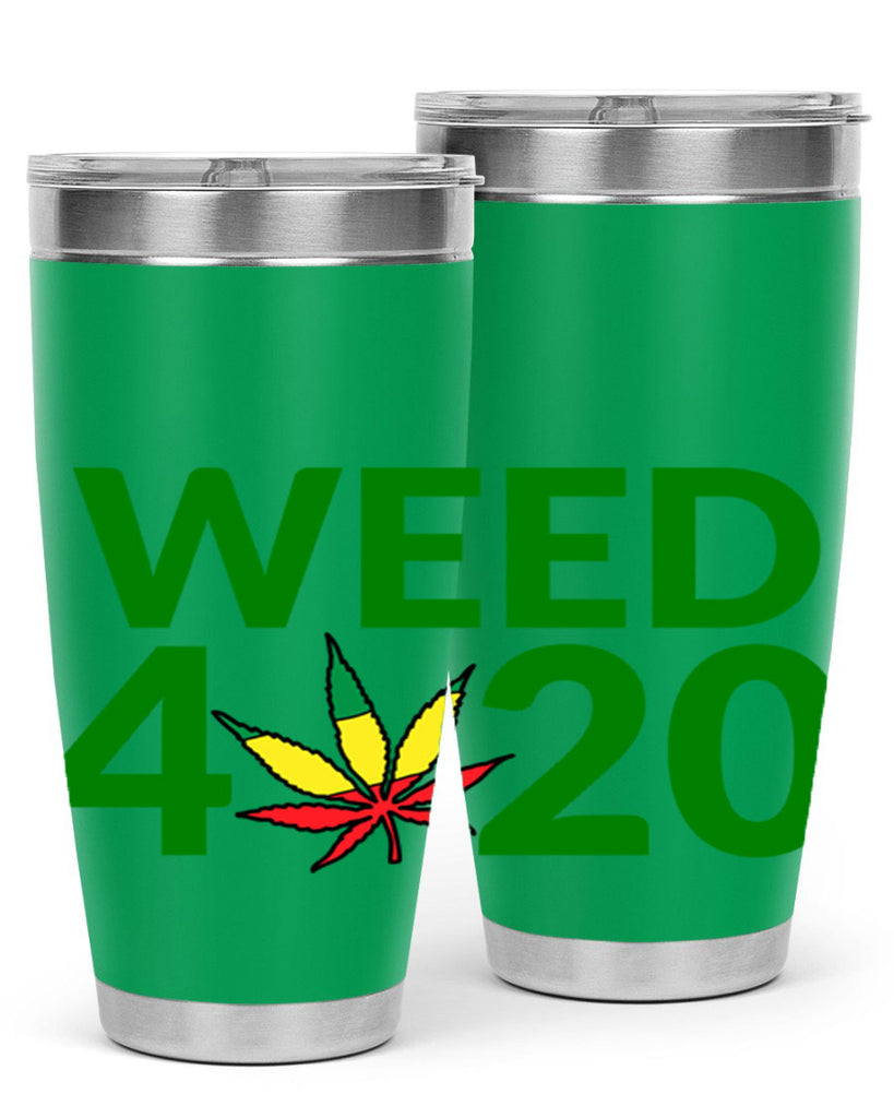 weed 420 cannabis 281#- marijuana- Tumbler