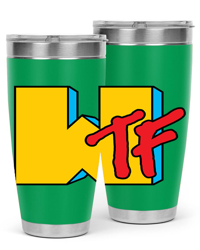 wtf 8#- black words phrases- Cotton Tank