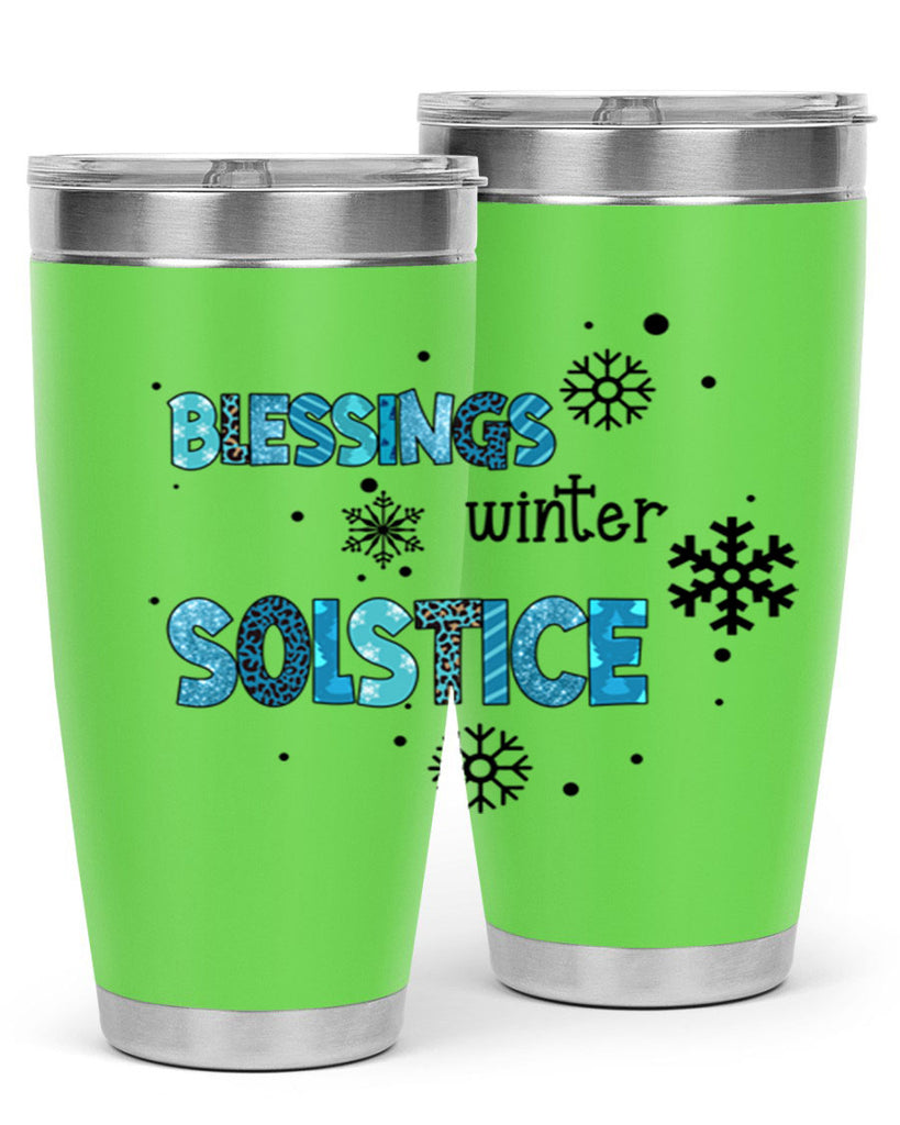 Blessings winter solstice 25#- winter- Tumbler