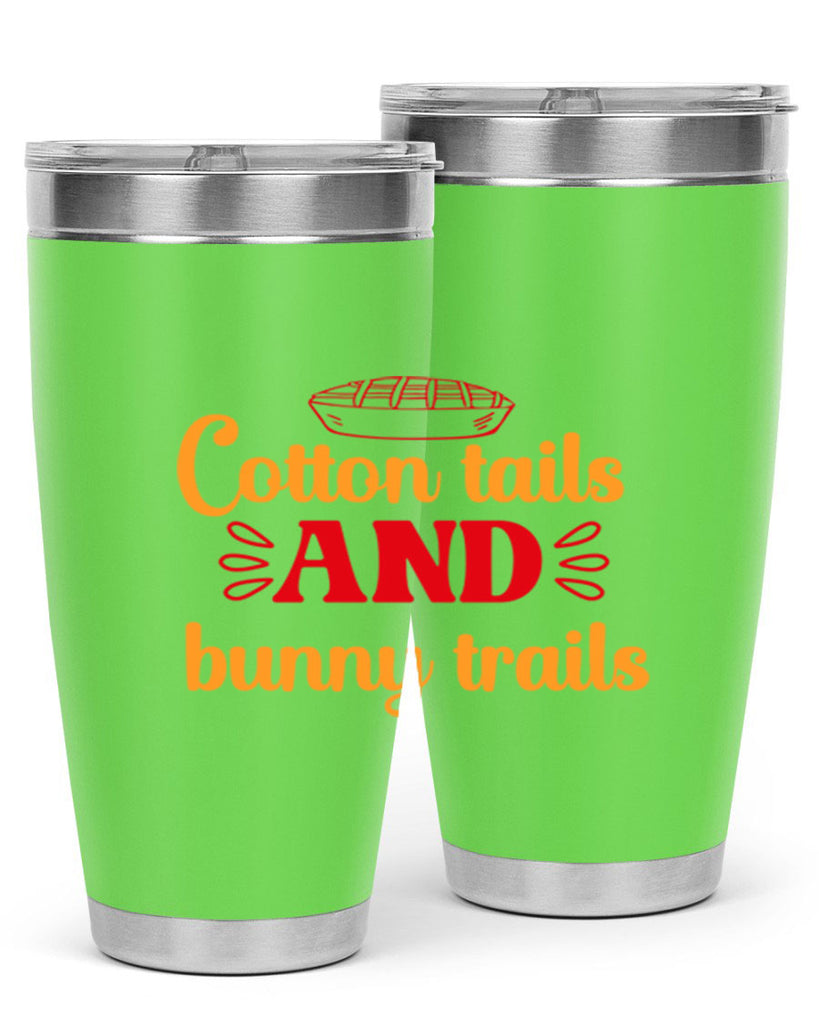 Cotton tails and bunny trails 112#- spring- Tumbler