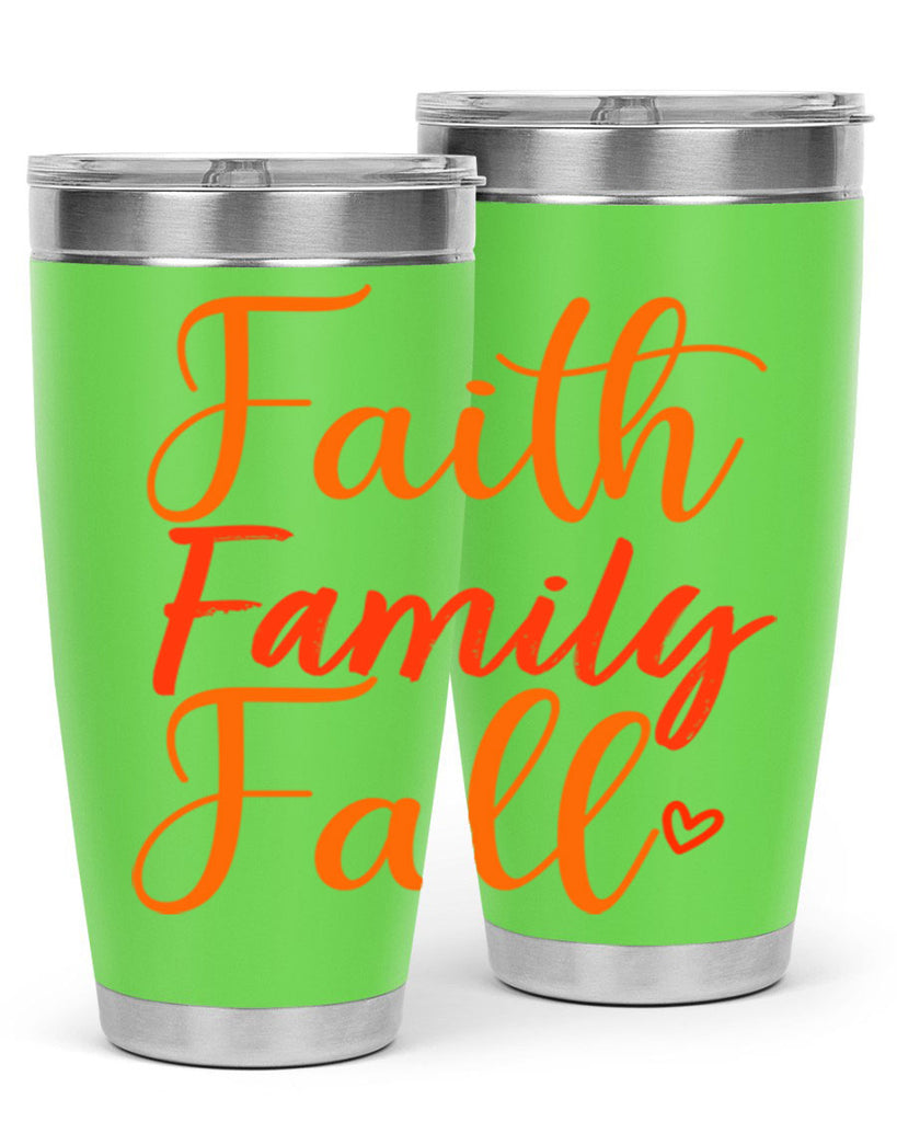 Faith Family Fall Design 81#- fall- Tumbler