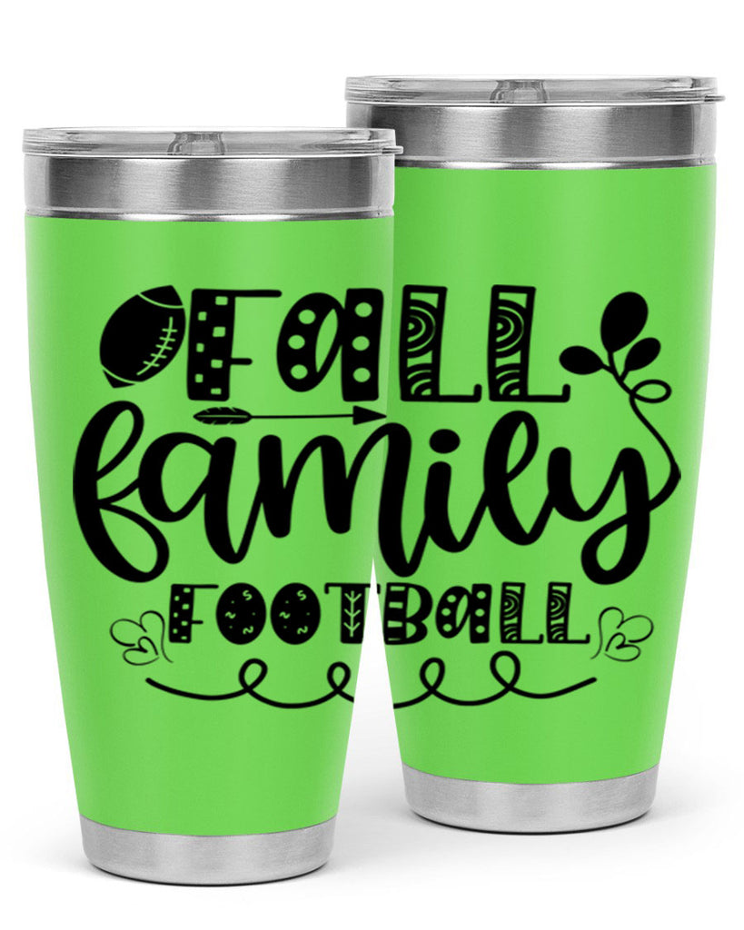 Fall Family Football 99#- fall- Tumbler