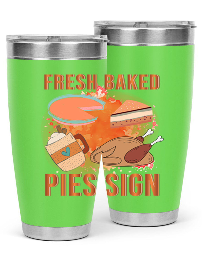 Fresh Baked Pies Sign 187#- fall- Tumbler