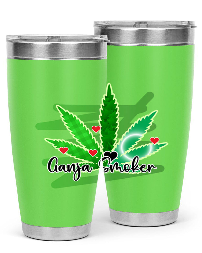 Ganja Smoker 88#- marijuana- Tumbler