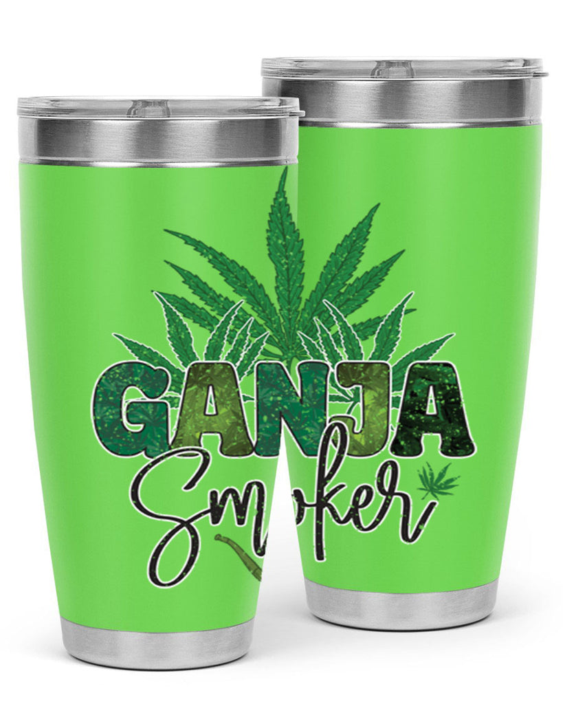 Ganja Smoker Sublimation 89#- marijuana- Tumbler