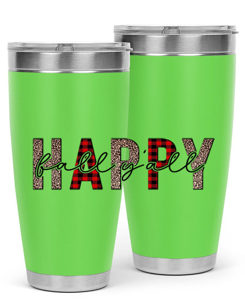 Happy Fall Y all 228#- fall- Tumbler