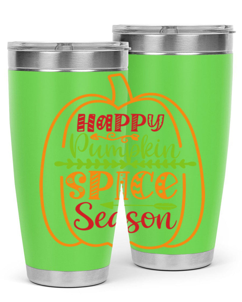 Happy Pumpkin Spice Season 243#- fall- Tumbler