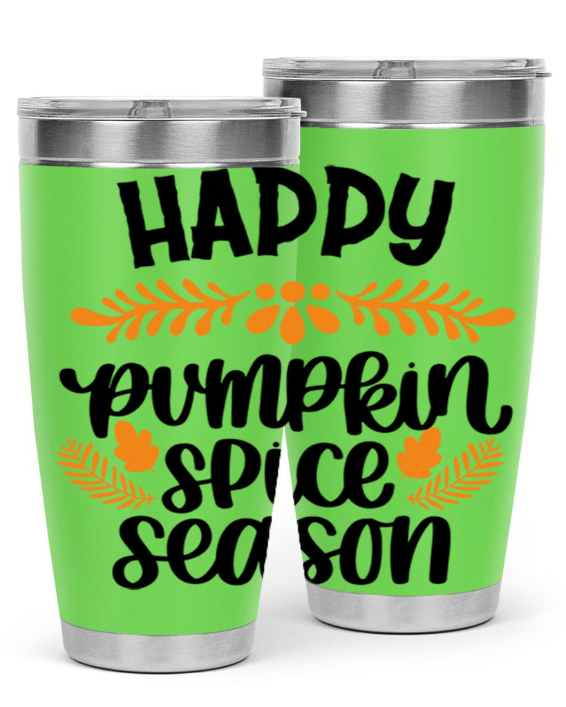 Happy Pumpkin Spice Season 492#- fall- Tumbler