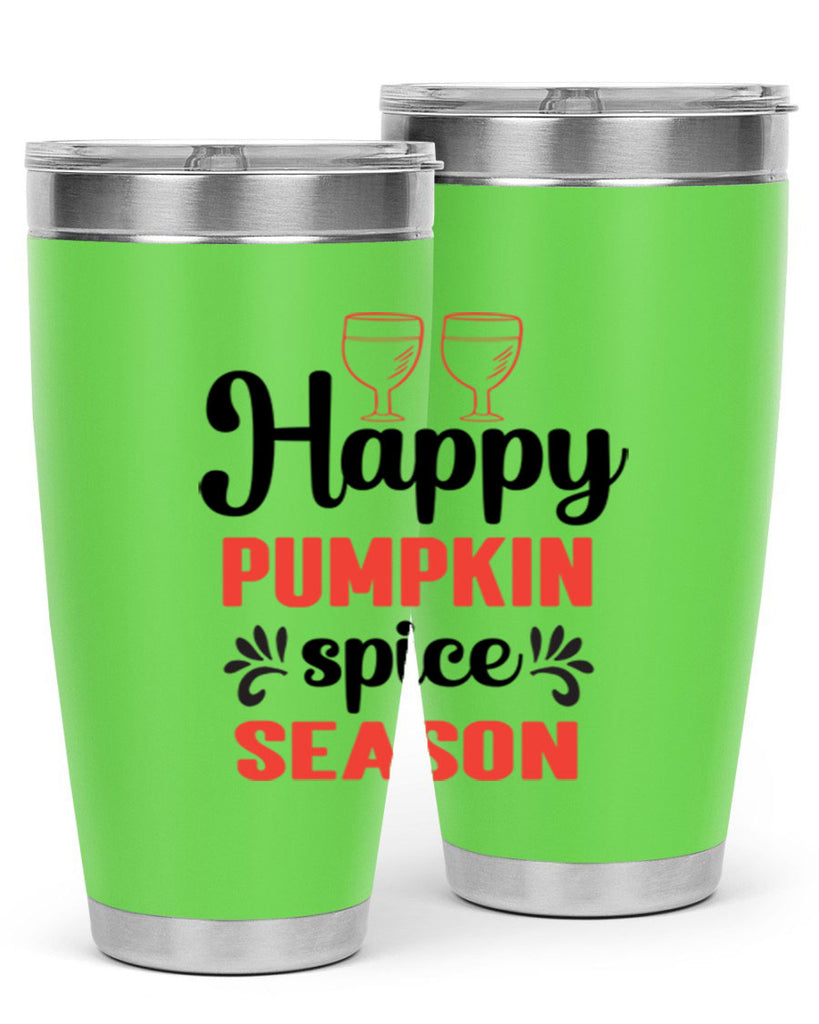 Happy pumpkin spice season 244#- fall- Tumbler