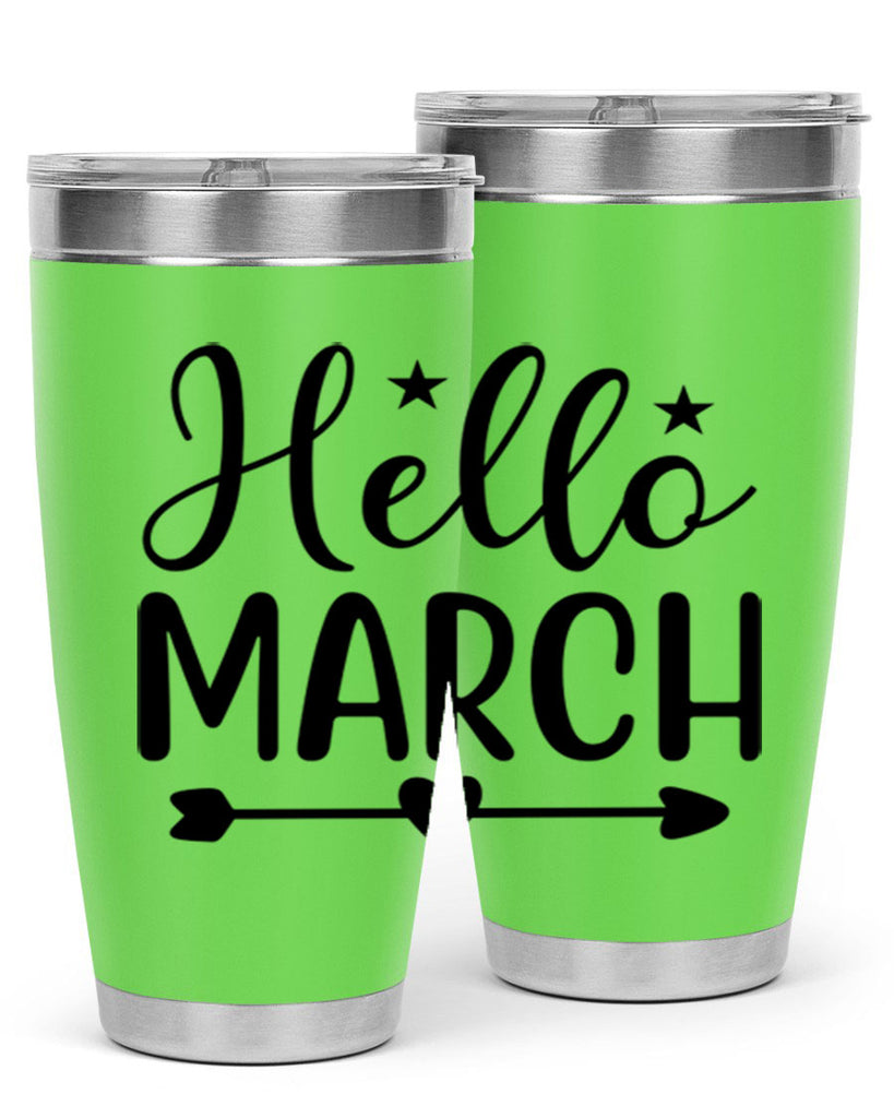 Hello March 184#- spring- Tumbler