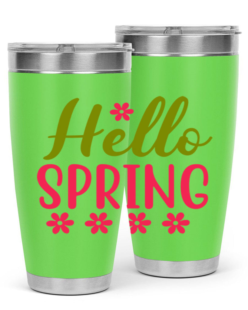 Hello Spring 213#- spring- Tumbler