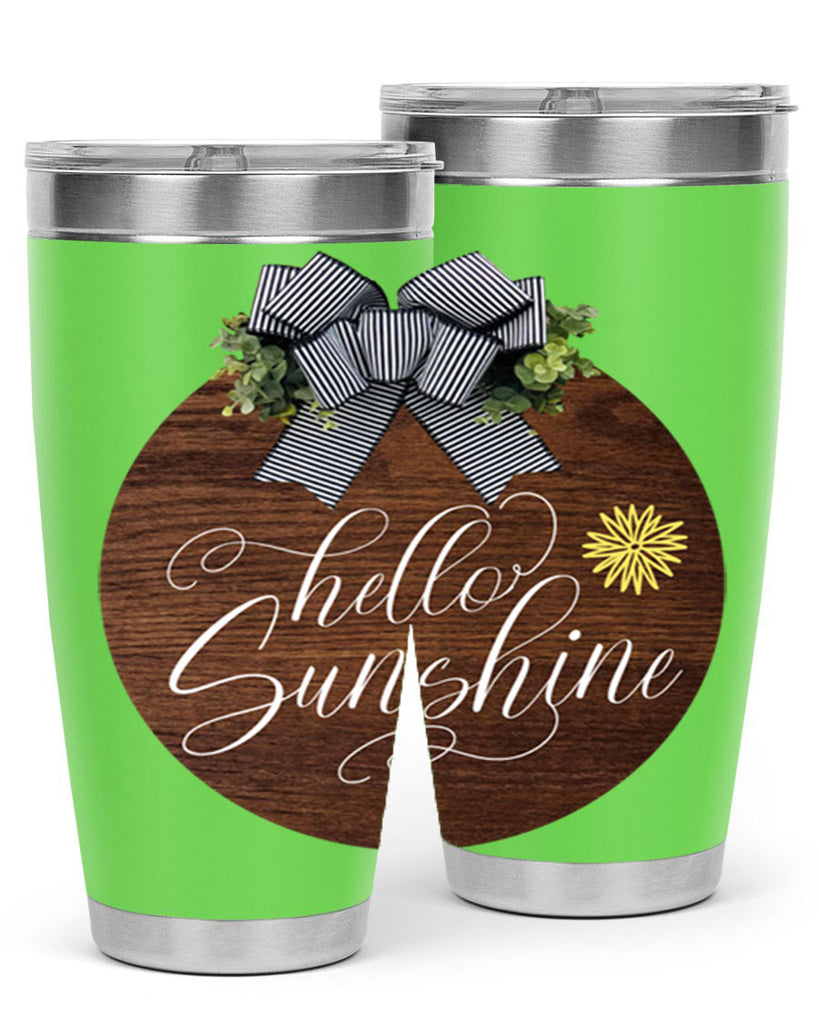 Hello Spring Lettering Mockup200#- spring- Tumbler