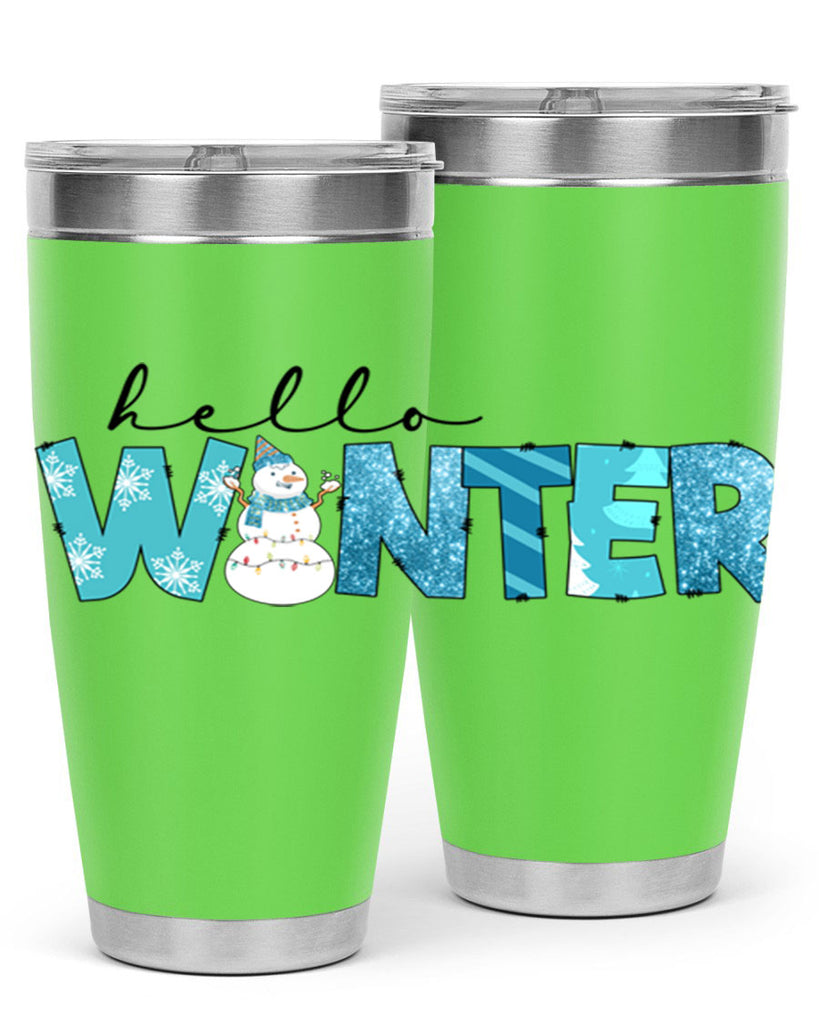 Hello Winter 188#- winter- Tumbler